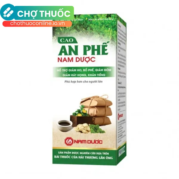 Cao lỏng An Phế Nam Dược hỗ trợ giảm ho (Hộp 110ml)