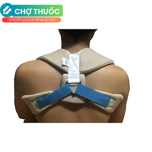 Đai xương đòn 6-7-8-9 Linh Hiếu hỗ trợ cố định xương bả vai, trật khớp vai, đai chống gù lưng (1 cái)