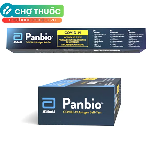 Dụng cụ xét nghiệm Antigen Self-Test Abbott Panbio xét nghiệm nhanh Covid-19 (10 que)