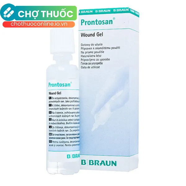 Dung dịch Prontosan Wound Gel B.Braun hỗ trợ làm mềm và rửa vết thương (Chai 30ml)