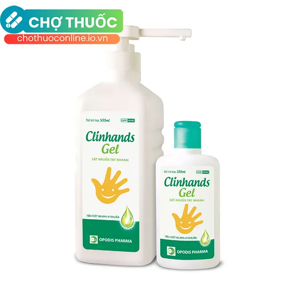 Dung dịch sát khuẩn nhanh Clinhands Gel (Chai 500ml)