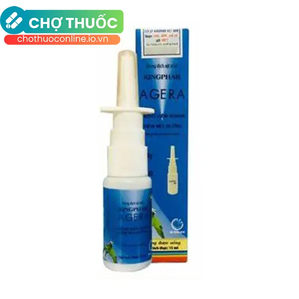 Dung dịch xịt mũi Agera Kingphar (15ml)