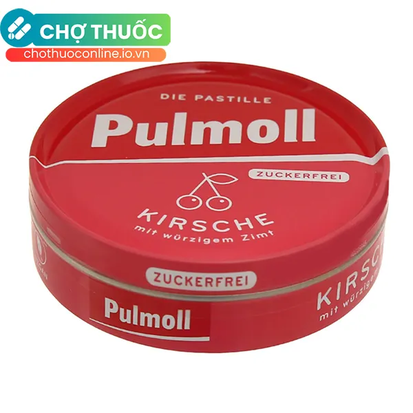 Kẹo Ngậm Pulmoll Kirsch – Giảm ho, làm dịu cổ họng hiệu quả