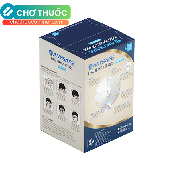 Khẩu trang Hàn Quốc Anysafe VN95 (10 cái )