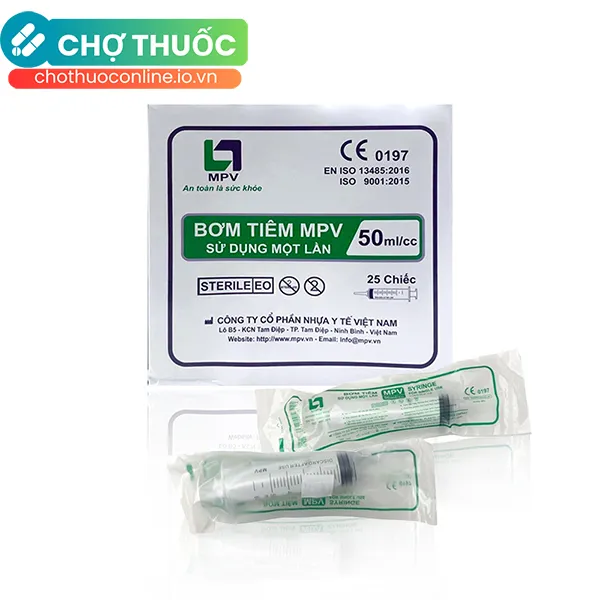 Kim tiêm 50CC MPV phù hợp trong việc cho ăn Hộp 25 cái