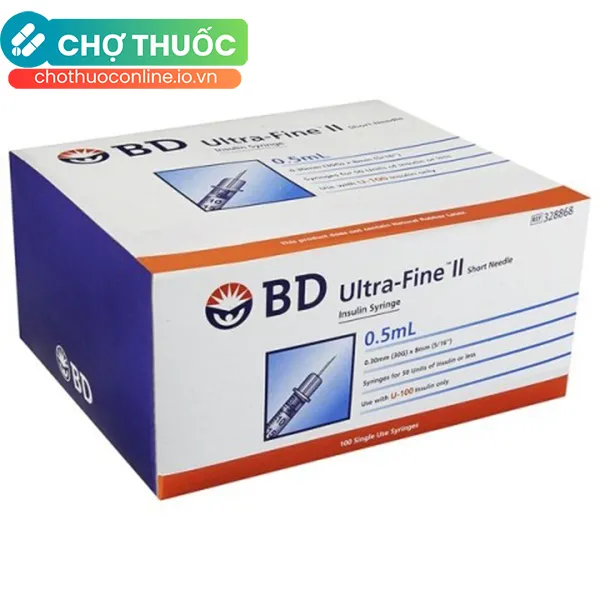 Kim tiêm tiểu đường Ultra-Fine 30 0.5mL hộp 100 cái