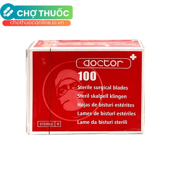 Lưỡi dao mổ Doctor số 15 an toàn, không rỉ sét (100 cây)