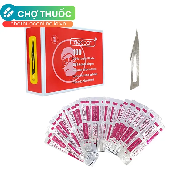 Lưỡi dao phẩu thuật Doctor số 11 (100 cái)