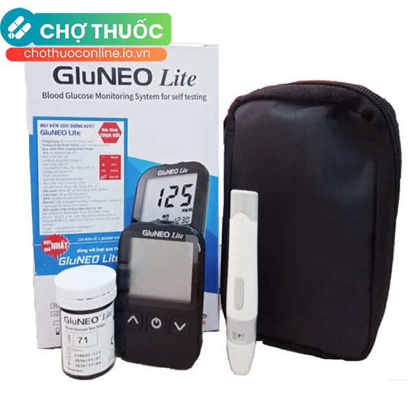Máy đo đường huyết GluNEO Lite giúp đo đường huyết một cách an toàn, nhanh chóng, chính xác
