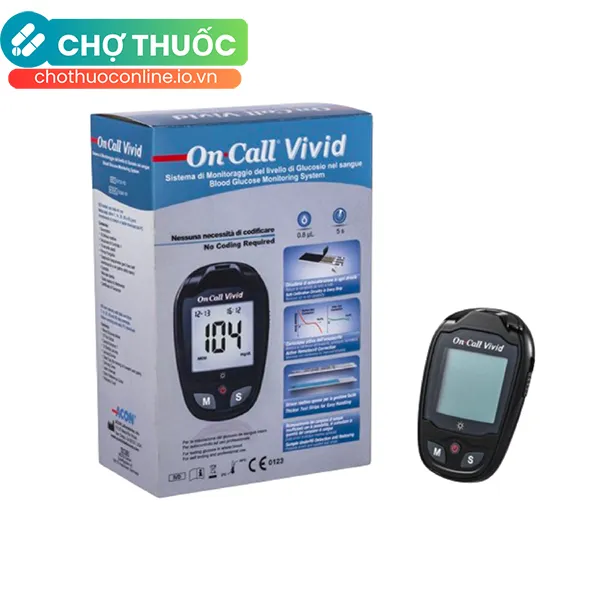 Máy đo đường huyết On Call Vivid hỗ trợ kiểm tra lượng đường trong máu
