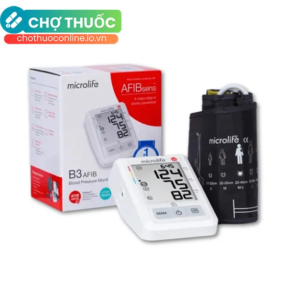 Máy đo huyết áp bắp tay Microlife B3 Afib
