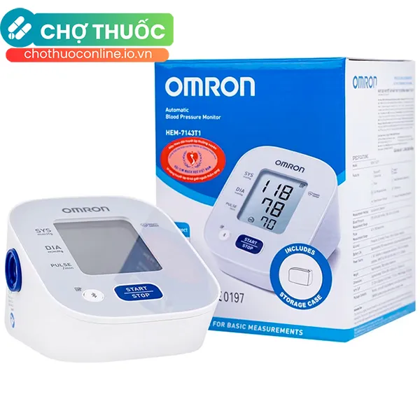 Máy đo huyết áp bắp tay Omron HEM-7143T1