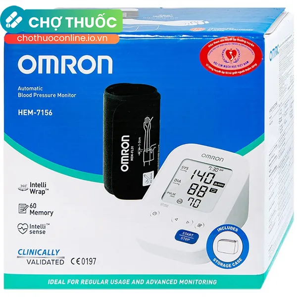 Máy đo huyết áp bắp tay Omron HEM-7156T