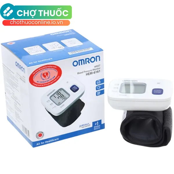 Máy đo huyết áp cổ tay tự động Omron HEM-6161
