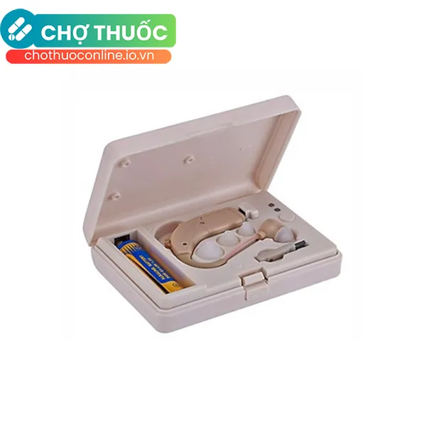 Máy trợ thính vành tai, hộp sạc di động Mimitakara UP-6EKX