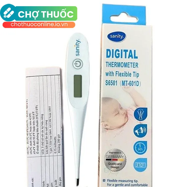 Nhiệt kế điện tử đầu cứng Sanity S6500