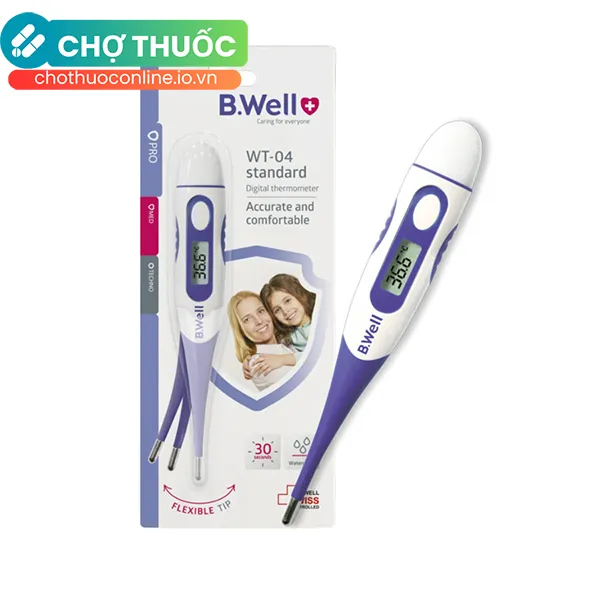 Nhiệt kế điện tử đo thân nhiệt B.Well WT-04 standard