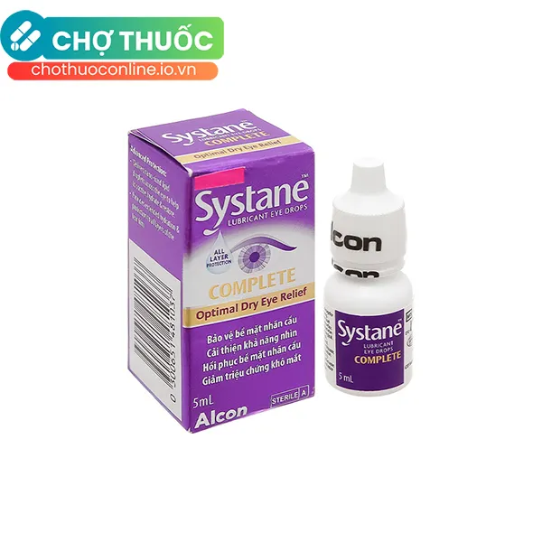 Nhũ tương nhỏ mắt Systane Complete giảm kích ứng mắt, khô mắt lọ 5ml