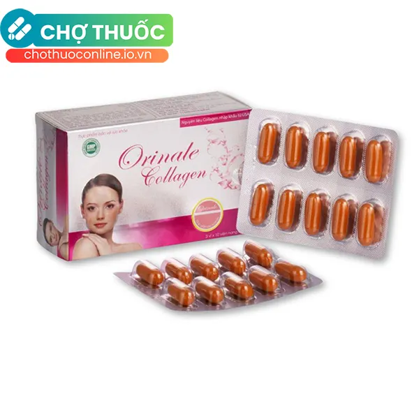Orinale Collagen - Viên uống bổ sung collagen (Hộp x 30 viên)