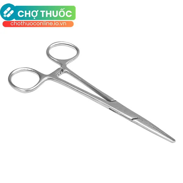 Pen gắp thẳng không mấu Electro Bismed dùng kẹp bông băng, băng gạc rửa vết thương (1 cái x 16cm)