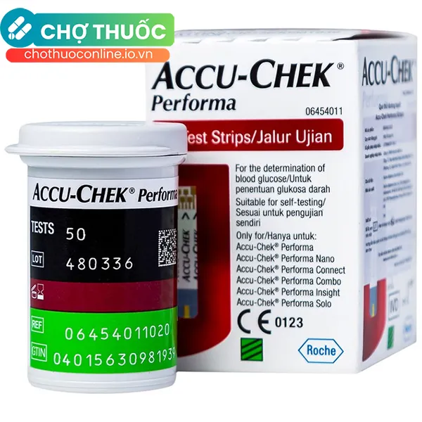 Que Thử Đường Huyết Accu-Chek Performa 50