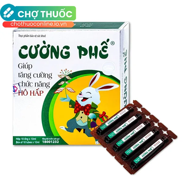 Siro Cường Phế Lotus tăng cường chức năng hô hấp (10 ống x 10ml)