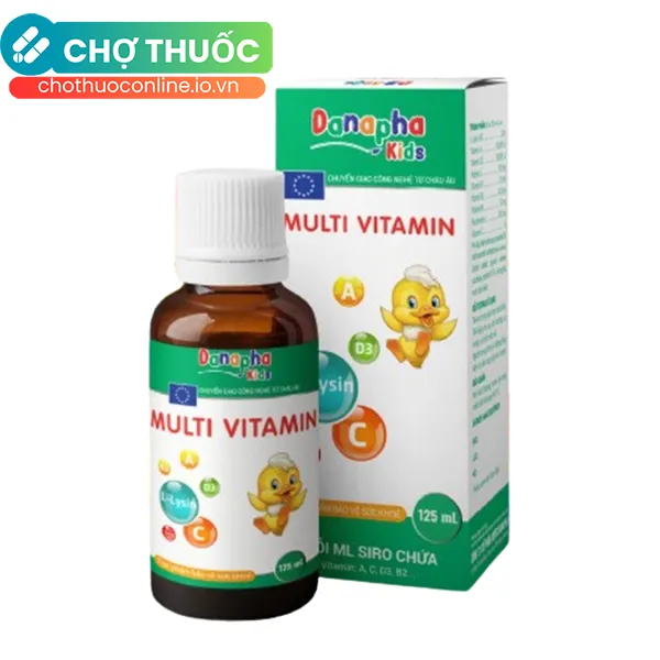 Siro Multi Vitamin DS Kids giúp ăn ngon miệng (Chai 125ml)