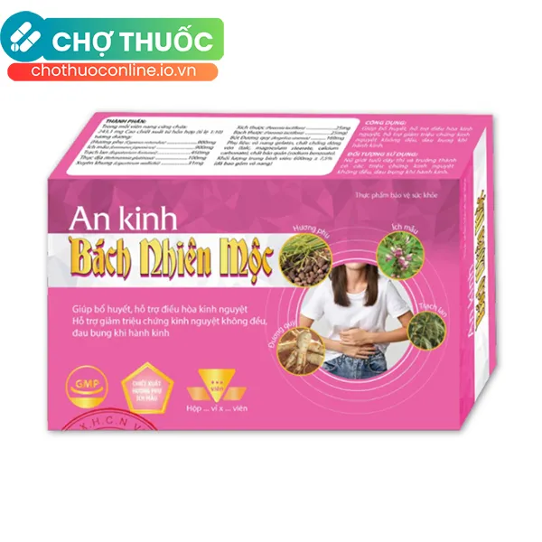 Thực phẩm bảo vệ sức khỏe An Kinh Bách Nhiên Mộc - Hộp 30 viên