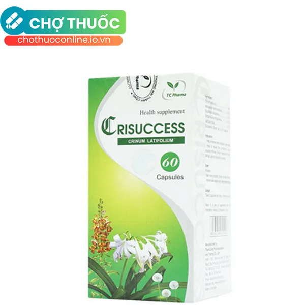 Thực phẩm bảo vệ sức khoẻ Crisuccess (60 viên)