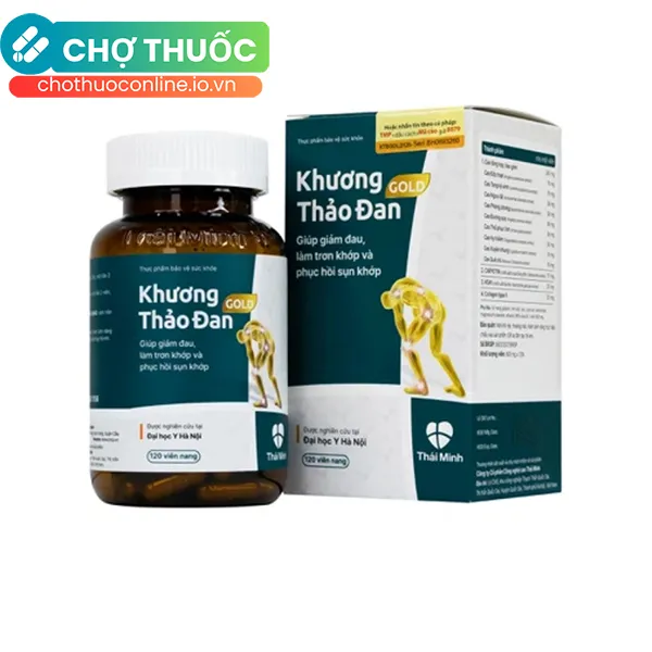 Thực phẩm bảo vệ sức khoẻ Khương Thảo Đan Gold (Hộp 120 viên)