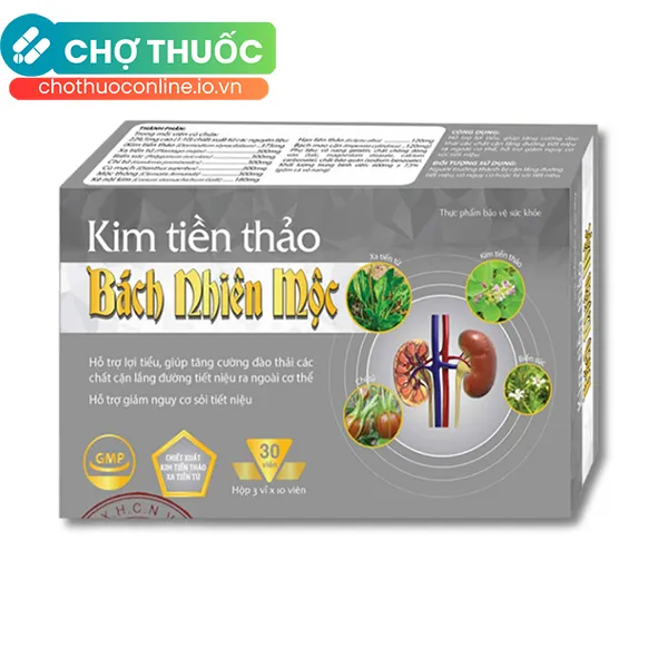 Thực phẩm bảo vệ sức khoẻ Kim Tiền Thảo Bách Nhiên Mộc - Hộp 30 viên