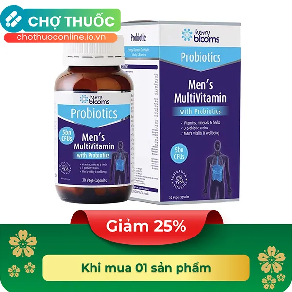 Thực phẩm bảo vệ sức khoẻ Men's Multivitamin with probiotics (30 viên)