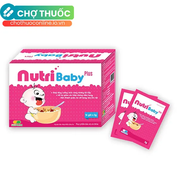 Thực phẩm bảo vệ sức khỏe Nutri Baby Plus (16 gói x 3g)