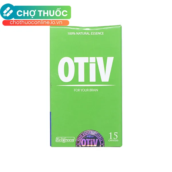 Thực Phẩm Bảo Vệ Sức Khoẻ OTIV Hỗ Trợ Cải Thiện Đau Đầu, Mất Ngủ - Hộp 15 viên