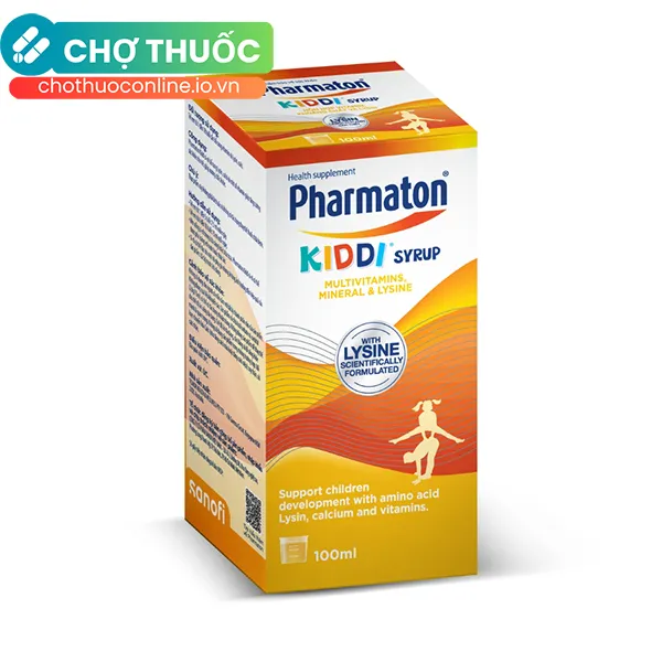 Thực phẩm bảo vệ sức khỏe Pharmaton Kiddi Syrup - Chai 100ml