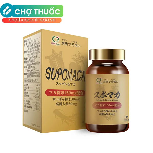 Thực phẩm bảo vệ sức khoẻ Supomaca tăng cường sinh lý nam - Hộp 90 viên