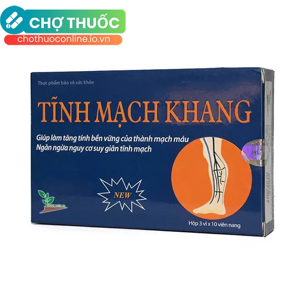 Thực phẩm bảo vệ sức khỏe Tĩnh Mạch Khang (30 viên)