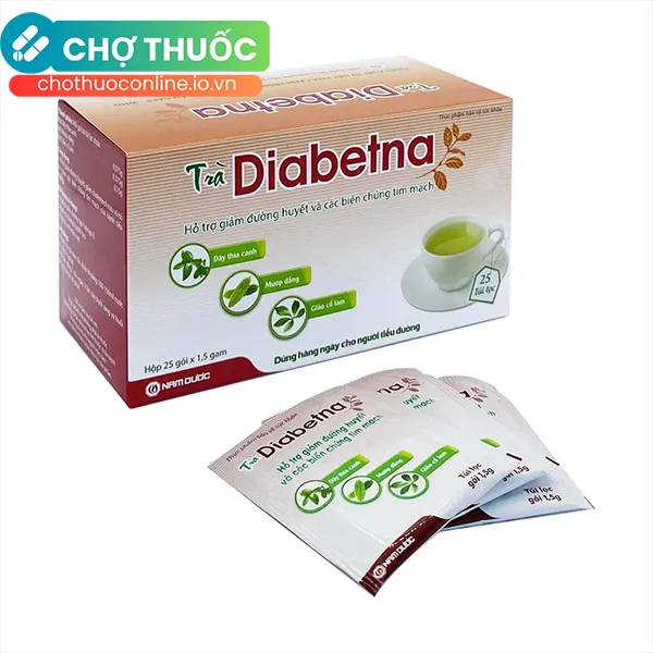 Thực phẩm bảo vệ sức khỏe Trà Diabetna (25 gói x 1.5g)