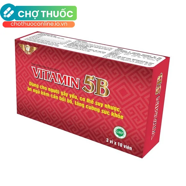 Thực phẩm bảo vệ sức khỏe Vitamin 5B Kingphar (Hộp 30 viên)