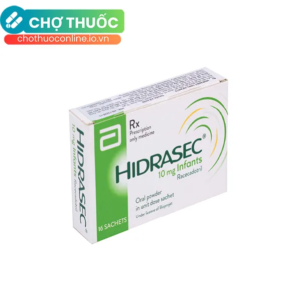 Thuốc bột Hidrasec 10mg điều trị tiêu chảy cấp ở trẻ (16 gói)