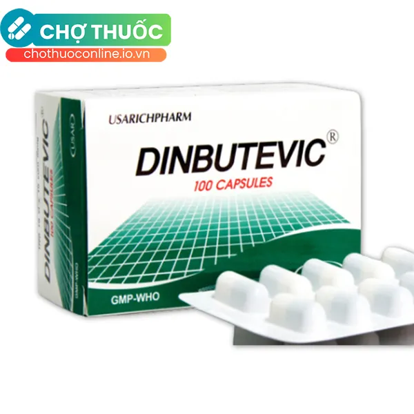 Thuốc Dinbutevic 10mg điều trị các triệu chứng viêm xương khớp và viêm khớp dạng thấp (Hộp 10 vỉ x 10 viên)