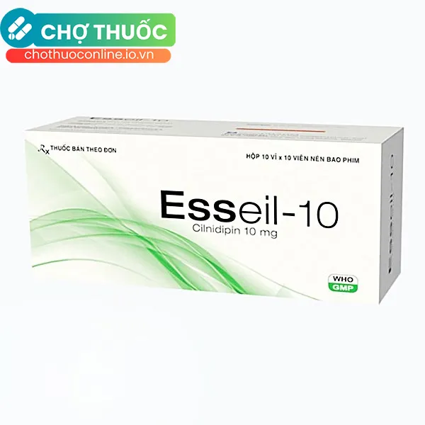 Thuốc Esseil-10 Davipharm điều trị tăng huyết áp (10 vỉ x 10 viên)