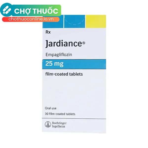 Thuốc Jardiance 25mg điều trị đái tháo đường tuýp 2 (3 vỉ x 10 viên)