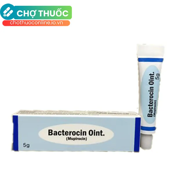 Thuốc kem Bacterocin Oint điều trị bệnh chốc lở, viêm nang lông (15g)
