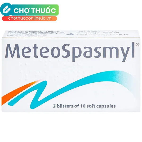Thuốc Meteospasmyl Mayoly Spindler điều trị rối đường ruột (20 viên)