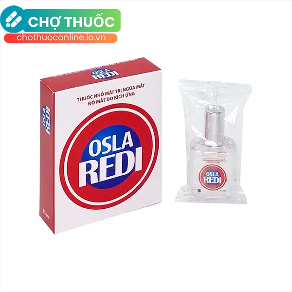 Thuốc nhỏ mắt Osla Redi trị ngứa mắt, đỏ mắt do kích ứng (15ml)