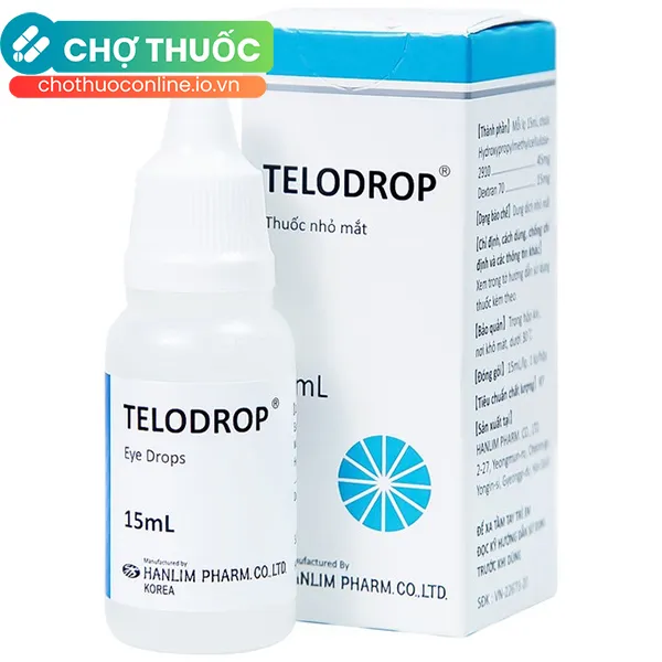 Thuốc nhỏ mắt Telodrop Hanlim điều trị chứng khô mắt (15ml)