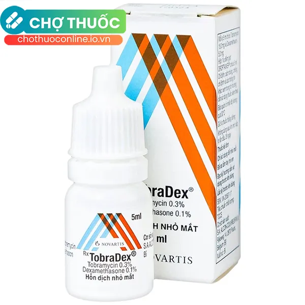Thuốc nhỏ mắt TobraDex Novartis điều trị tình trạng viêm ở mắt (5ml)