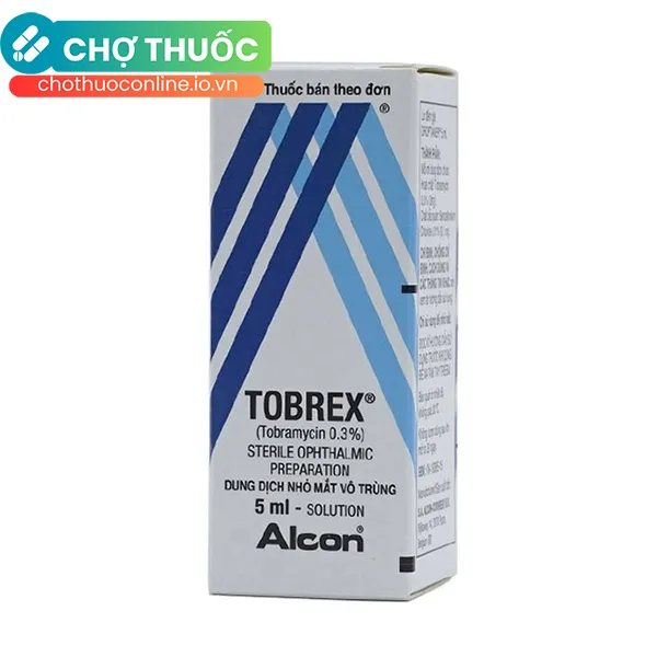 Thuốc nhỏ mắt Tobrex điều trị nhiễm trùng nhãn cầu (5ml)