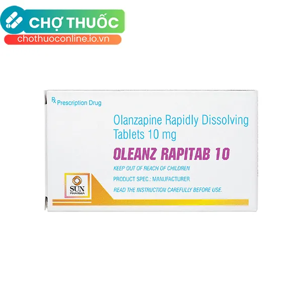Thuốc Oleanzrapitab 10mg Điều Trị Tâm Thần Phân Liệt (Hộp 5 Vỉ X 10 Viên)
